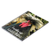 悪いおもしろいヘアチキンフォトミーム ノートブック (左側)