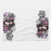 悪いおもしろい魔女のエネルギー キッチンタオル (横)