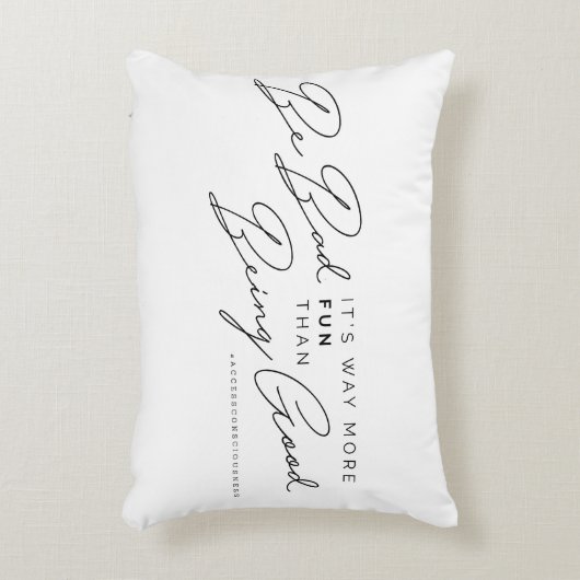 悪いが、それあります方法がそれからよい枕があるより多くのおもしろいあって下さい アクセントクッション (正面(垂直))