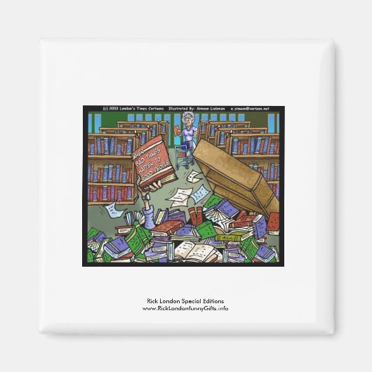 悪いことが起こる2良い人の磁石おもしろい マグネット (正面)