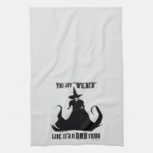 悪いことと同じように「悪い」と言う キッチンタオル (縦)