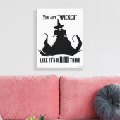 悪いことと同じように「悪い」と言う キャンバスプリント (インサイチュ (リビング))