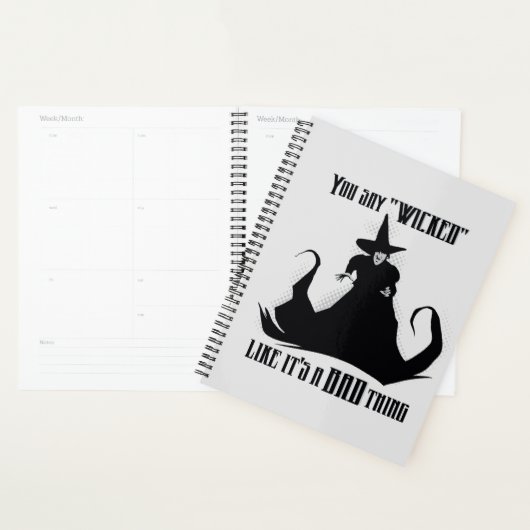 悪いことと同じように「悪い」と言う プランナー手帳 (ディスプレー)