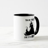 悪いことと同じように「悪い」と言う マグカップ (正面右)