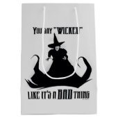 悪いことと同じように「悪い」と言う ミディアムペーパーバッグ (裏面)