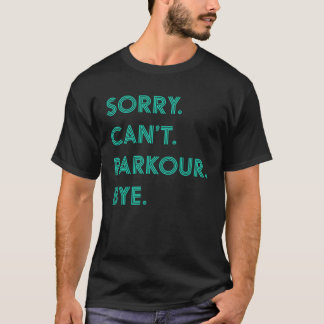 悪いことに男の子のためにパークールのバイパークール Tシャツ
