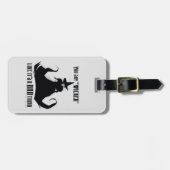 悪いことのように「悪い」と言う ラゲッジタグ (正面横)