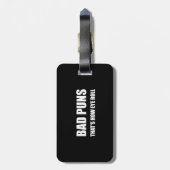 悪いしゃれいかにおもしろいな目ロールである ラゲッジタグ (裏面縦)