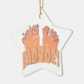 悪いつま先 セラミックオーナメント (左)