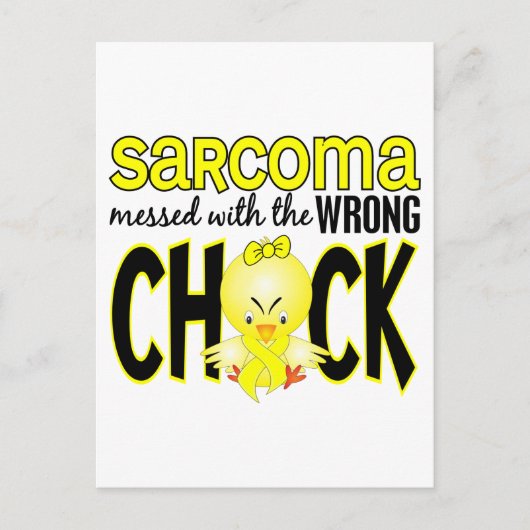 悪いひよこに対する肉腫 ポストカード (正面)