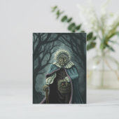 悪いりんごのファンタジーの芸術の郵便はがき ポストカード (スタンド正面)