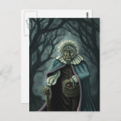 悪いりんごのファンタジーの芸術の郵便はがき ポストカード (正面/裏面)