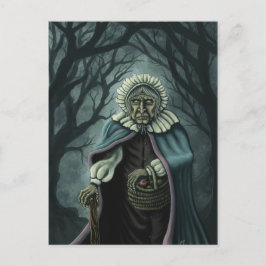 悪いりんごのファンタジーの芸術の郵便はがき ポストカード