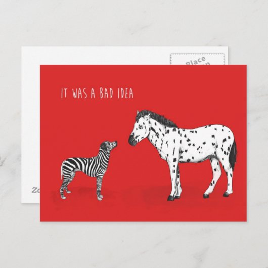 悪いアイディア ポストカード (正面/裏面)