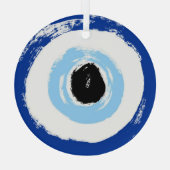 悪いアイプリント丸ガラスぶら下がったのオーナメント ガラスオーナメント (裏面)