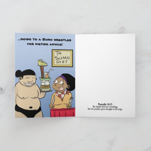 悪いアドバイス カード (内部)