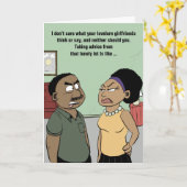 悪いアドバイス カード (黄色い花)