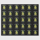 悪いアボカドパンはピットフルーツプンダークBG ラッピングペーパー (フラット)