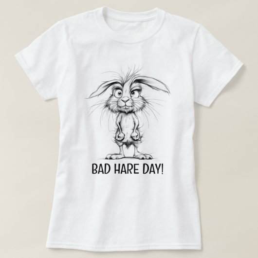 悪いウサギの日 Tシャツ (デザイン正面)