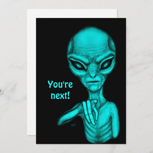 悪いエイリアンあなたは次！ (正面/裏面)