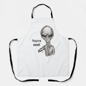 悪いエイリアンあなたは次! エプロン (正面)