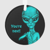 悪いエイリアンあなたは次！ オーナメント (裏面)