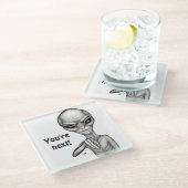 悪いエイリアンあなたは次！ ガラスコースター (アングル)