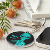 悪いエイリアンあなたは次！ キーホルダー (正面右)