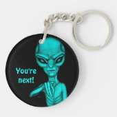 悪いエイリアンあなたは次！ キーホルダー (裏面)