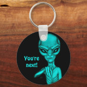 悪いエイリアンあなたは次！ キーホルダー (正面)