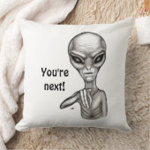 悪いエイリアンあなたは次！ クッション (ブランケット)