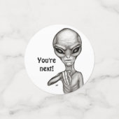 悪いエイリアンあなたは次！ コンフェッティ (スモール正面)