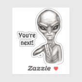 悪いエイリアンあなたは次！ シール (シート)