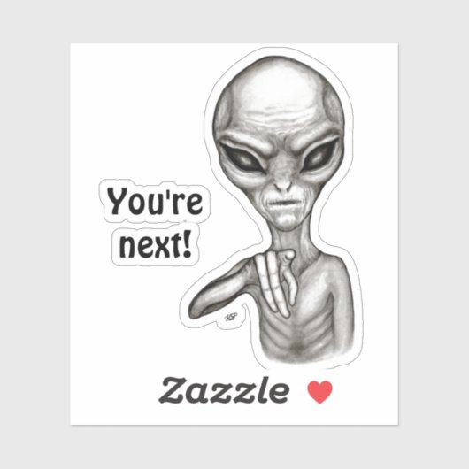 悪いエイリアンあなたは次！ シール (シート)