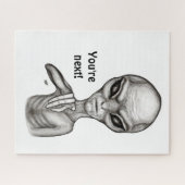 悪いエイリアンあなたは次！ ジグソーパズル (横)