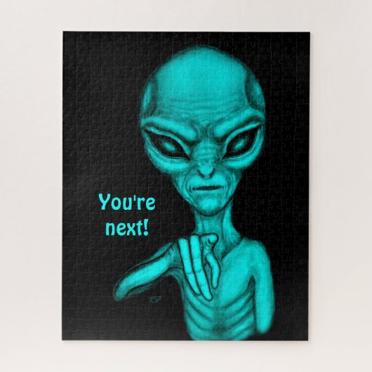 悪いエイリアンあなたは次! ジグソーパズル (縦)