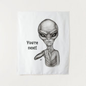 悪いエイリアンあなたは次！ タペストリー (正面)