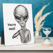 悪いエイリアンあなたは次！ フォトプラーク (側面)