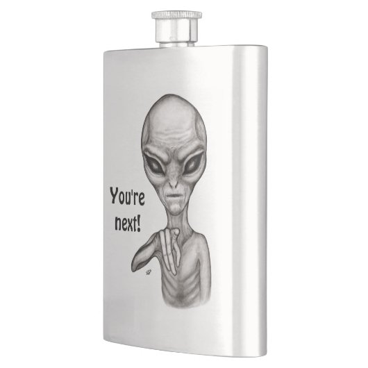 悪いエイリアンあなたは次! フラスク (左)