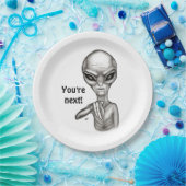悪いエイリアンあなたは次！ ペーパープレート (パーティー)