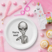 悪いエイリアンあなたは次！ ペーパープレート (パーティー)