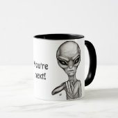 悪いエイリアンあなたは次! マグカップ (正面右)