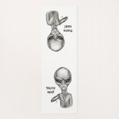 悪いエイリアンあなたは次！ ヨガマット (裏面)