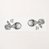 悪いエイリアンあなたは次！ ヨガマット (正面(横))