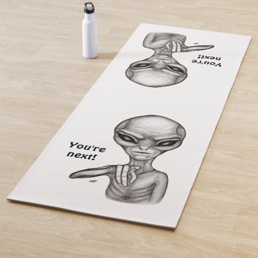 悪いエイリアンあなたは次！ ヨガマット (インサイチュ)