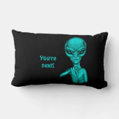 悪いエイリアンあなたは次！ ランバークッション (裏面)