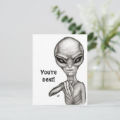 悪いエイリアンあなたは次！ 出欠カード (スタンド正面)