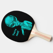 悪いエイリアンあなたは次！ 卓球ラケット (横)