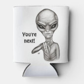 悪いエイリアンあなたは次！ 缶クーラー (正面)