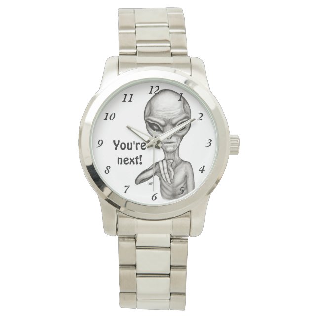 悪いエイリアンあなたは次！ 腕時計 (正面)
